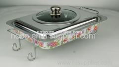 stainless steel buffet food warmer/ fast food dish