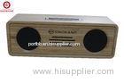 Smartphone / Laptop / Tablet Stereo Bamboo Bluetooth Speaker Subwoofer with Mic