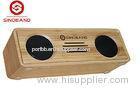 Wooden Bluetooth Surround Sound Speakers Active Bamboo Speaker Box