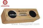 Wooden Bluetooth Surround Sound Speakers Active Bamboo Speaker Box
