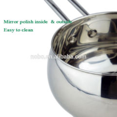 high quality non-magnetic stainless steel milk pot