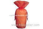 Lovely Red Organza Drawstring Pouch Recyclable For Gift Packing