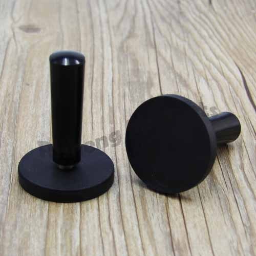 Permanent Rubber Coated Neodymium Magnetic Sign Gripper D88mm Powerful Mounting Magnets