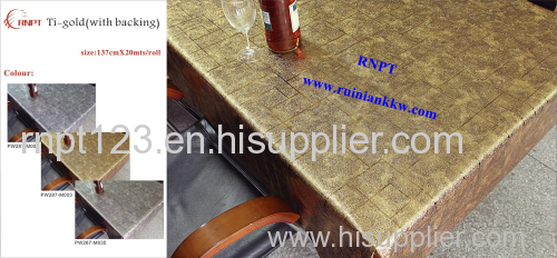 Ti-Gold Table cloth with backing