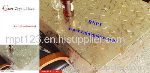 RNPT Crystal Lace Table Cloth for Arabic home decoration