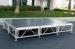 Adjustable Mobile Portable Stage , Aluminum Plywood Platform Stage