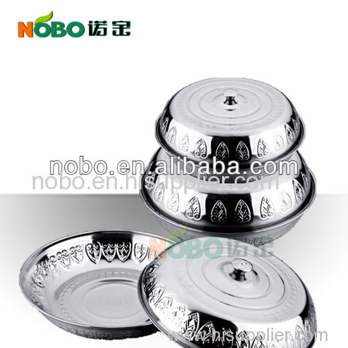 Stainless Steel Embossing Basin with Lid