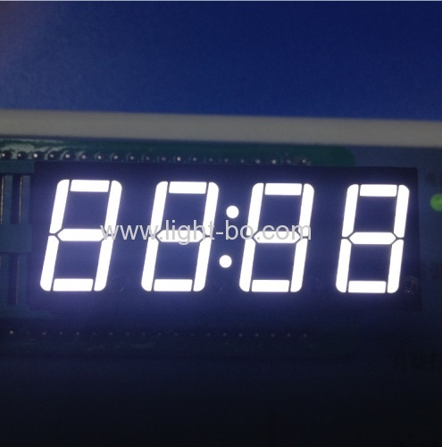 Super bright green common anode 4 digit 0.56 inches 7 segment led clock displays