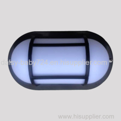 CE approved 6W LED elliptic bulkhead lamp led outdoor plastic wall lamp