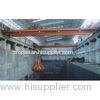 Grab Bridge Crane With Winch Trolley For Waste Feeding , Handling , Stirring , Reclaiming