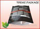 Printed Stand up Aluminum Foil Bags Heat Sealing Ziplock Bag For Protein