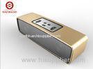 Hi-fi Portable Bluetooth Speaker 10W 2600mAh with Golden Aluminum Alloy Enclosure