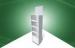 White Free Standing Display Unit , Cardboard Floor Pallet Display Racks