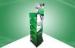 Eco-friendly POP Cardboard Display Green Four-Shelf For Medicine
