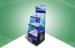 3-shelf Home Products Cardboard Free Standing Display Units , Double Sided