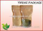 Recyclable Plastic Kraft Paper Bag Gravure Printing Tea Stand Up Pouches