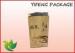 Side Gusset Kraft Paper Bag With Printing For Tea Coffee Packaging