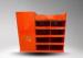 Full View Heavy Duty Cardboard Display Stand Red Five Layers Display Shelves