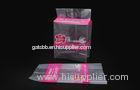 Transparent Plastic Wet Wipes Packaging , Recyclable Gusset Bag
