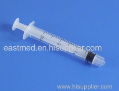 3-Parts Luer Lock Disposable Syringe