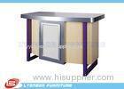 Store / Shop Cash Counter MDF Display SGS ISO , Laminated Melamine Finished