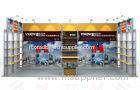 Fabric Background Exhibition Booth Displays , 10x20ft Booth For Trade Show