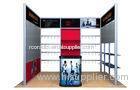 Portable Black 10x10 Booth Display , Lightweight Trade Show Exhibit Display