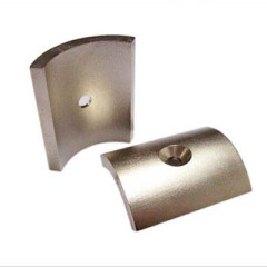 Permanent sintered ndfeb magnet with hole