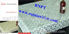 RNPT Printed Metallic PVC Table Cloth especially for lower market