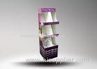 Purple POS Custom Stable Cardboard Advertising Displays for Underwear