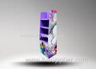 Oil Printing Colorful Craft Paper Cardboard POS Display with 4 Shelves for Perfume