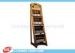Store Shop MDF Wine Display Stands Paint Finish , OEM Wooden Display Racks