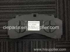 semi-metal brake pad high quality with long usage life and low rate of wear