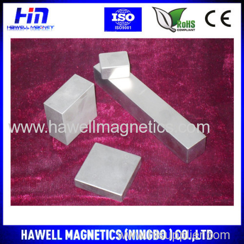 nickel coating neodymium magnet block shape