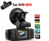 Real 1080p GPS 1.5&quot; Ambarella A2 Car Camera Black Box Video Camcorder of 120 Degree+G-Sensor+Cycle Record+H.264+TF Slot