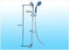 Silver Color Adjustable Stainless Steel Shower Sliding Bar , Bathroom Extendable Shower Head