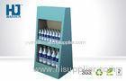 Supermarket Cardboard Tray Floor Stands Water / Fruit Juice Bottle Rack