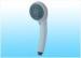 Adjustable Five Function Abs / Ecru With White Color Handheld Shower Head