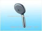 Massage Adjustable Spray 3 Function Plated Chrome Silver Shower Heads With Handheld