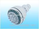 Chrome Plated Overhead Shower Head , Massaging 7 Function Portable Shower Head