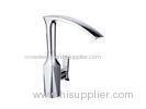 Single Lever Grade A Brass Kitchen Sink Mixer Taps / Kicthen Faucets With Ceramic Cartridge For Sink