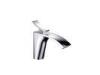 Single Hole Chromed Basin Mixer Taps Deck Mounted and Gravity Brass Body for Wash Basin