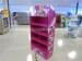 Recycled Paper Cardboard Material Retail Display Stands , Champagne Display Racks