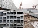 Thin Wall ERW Galvanized Steel Pipe For Construction / Square Welded Steel Tubing