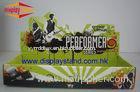 Desk Top CD Paper Cardboard Retail Display Stands , PP lamination Stable Displays