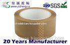 High adhesive braided goods Bopp Packing tapes of brown / tan / yellow