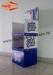 Two Tiers Exhibition Cardboard Floor Display Stand , Magazine Cardboard Displays