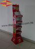 Supermarket Retail Laminated Cardboard Display Stand with 4 Layers