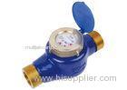 DN50mm Multi Jet Water Meter BSP thread , Home Water Meter With Flange