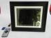 Black 8 Inch High Resolution Digital Picture Frame With Wooden Frame 350cd/m2